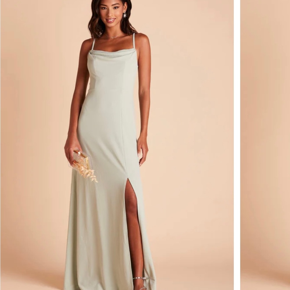 Sage Green Bridesmaid or Formal Dress (S)